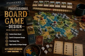 design your board game mechanics and board game design