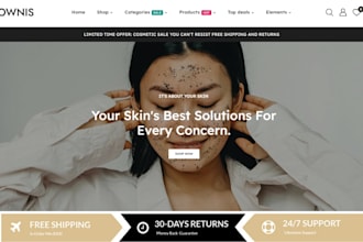 ai automated skin care website preorder skin care store beauty website cosmetics