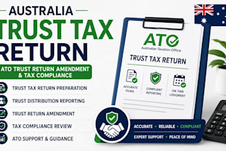 handle australia trust tax return, ato trust return amendment and tax compliance