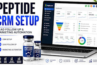 peptide CRM peptide leads follow up peptide marketing automation peptide leads