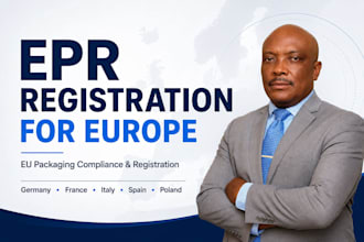 handle epr registration and compliance for germany, france, italy, spain, amazon
