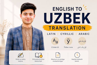 translate your docs into uzbek in latin, cyrillic and arabic scripts