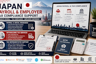 manage japan payroll withholding tax and employer compliance support