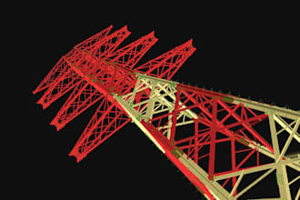 do transmission tower 3d modeling, fabrication and shop drawings