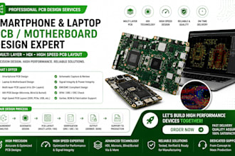 design smartphone laptop pcb, motherboard, multilayer hdi high speed pcb layout