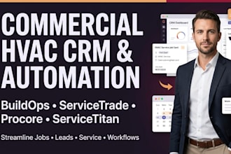 build buildops servicetrade procore servicetitan CRM for commercial hvac