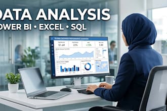 analyze your data and create an interactive power bi dashboard