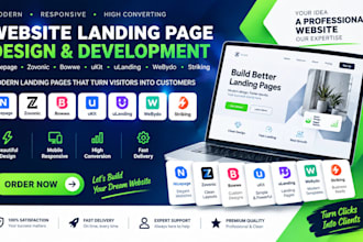 design nicepage zovonic bowwe ukit ulanding webydo striking website landing page