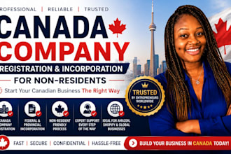 register and incorporate your canadian company for non residents
