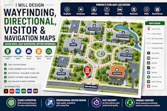 create professional campus, university, school and facility maps