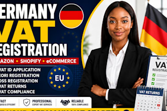 do germany vat registration, tax return for amazon shopify and ecommerce sellers