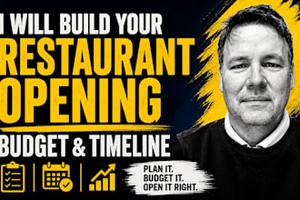 build your restaurant opening budget and timeline