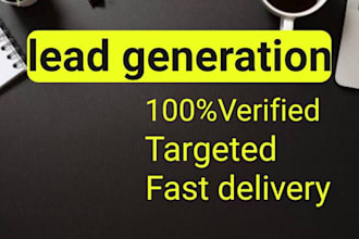 provide verified b2b lead generation and contact lists