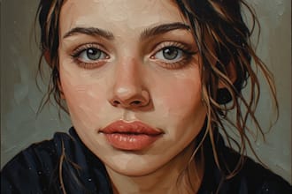oil painting portrait and illustrations
