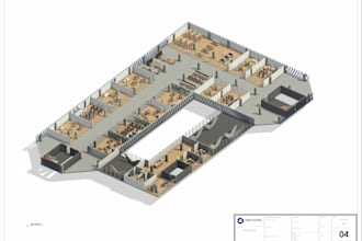 create a professional architectural 3d model in revit