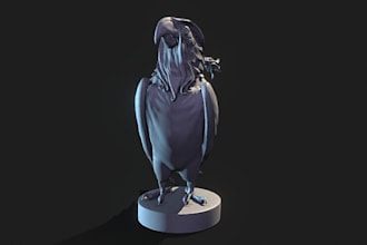 sculpt your photo into a realistic 3d portrait bust for printing