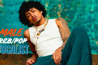 be your male rnb singer male vocalist pop singer rock male singer music producer