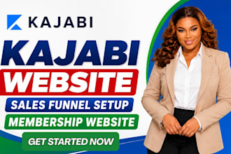 design kajabi website, kajabi membership site setup online course, sales funnel