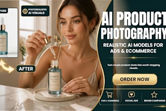 custom ai product photogrpahy with ai models, ai photoshot, ai photo editing