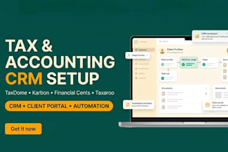 setup taxdome karbon financial cents taxaroo client portal and CRM