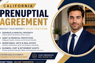 draft california prenuptial postnuptial agreement divorce settlement contract