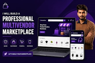 a professional multivendor marketplace website
