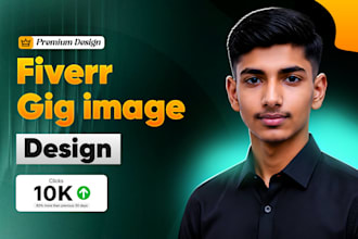 design clickable fiverr gig thumbnail and cover
