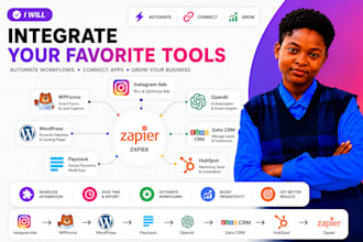 integrate instagram ads wpform wordpress paystack openai zoho crm hubspot zapier