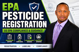 provide epa registration, pesticide consulting and epa compliance and for amazon