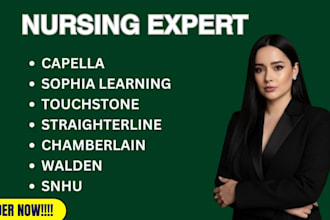 do capella, walden, chamberlain, bsn, msn and dnp nursing