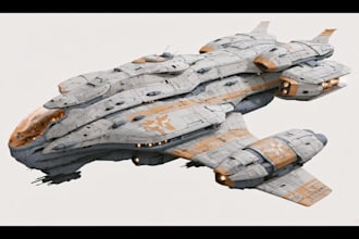 do sci fi spaceship design