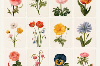 do a botanical illustration