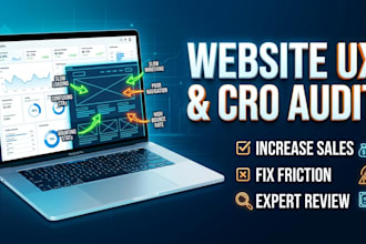do a website UX audit and cro audit to boost sales