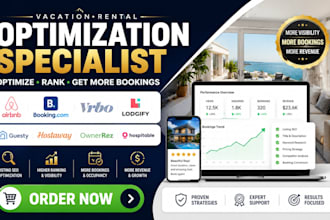optimize airbnb booking com vrbo lodgify vacation rental listing SEO for booking