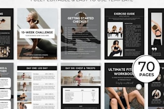 create custom workout plan, fitness plan, training program for goals