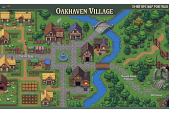 design 2d top down rpg maker tilesets 16bit godot game map environment pixel art