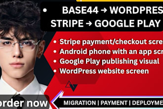 base44 migration base44 to wordpress base44 stripe integration publish to goggle
