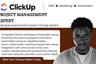 build custom clickup project management, clickup workflow, clickup automation