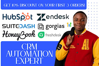 hubspot gorgias zendesk suitedash CRM ai automation chatbot for coaches setup