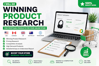 research winning products for dropshipping
