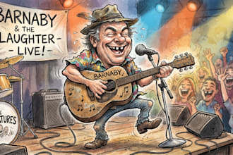 draw a caricature in any style