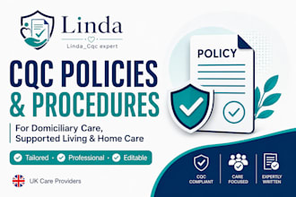 write cqc policies and procedures for domiciliary care registration