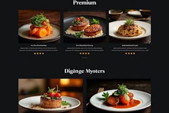 write food recipe for your catering brand