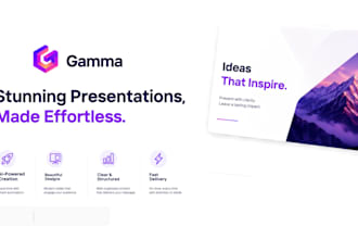 create professional gamma ai presentations