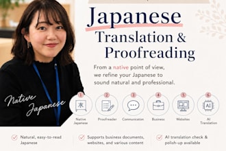 review japanese text as native japanese speaker