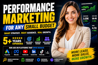 create and manage performance marketing campaigns