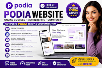 build podia website podia online course podia sales page podia course website
