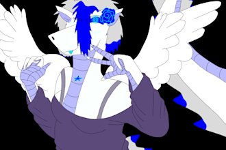 draw your anthro dragon or fantasy character illustration