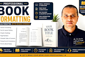 professionally format and proofread your manuscript