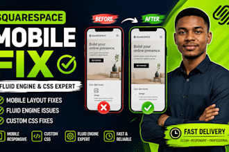 fix squarespace fluid engine mobile layout issues and broken css custom code